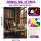 Sleeping Cat Paint by Numbers Kit for Adults – Beginner-Friendly DIY Acrylic Canvas Painting, Easy Paint by Numbers for Home Wall Décor or Bookshelf Display (16" W x 20" L)